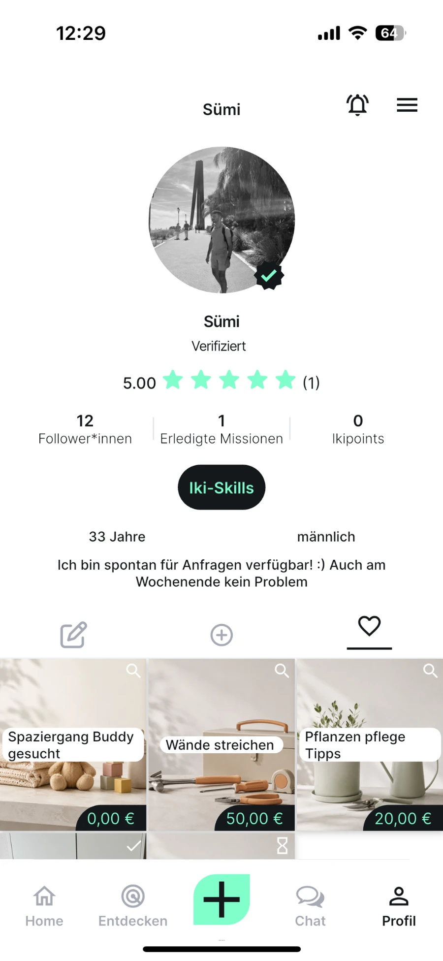 Ikigain Profilansicht